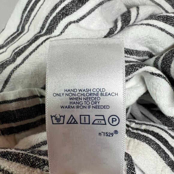 Chaps Woman's pants wide leg size 2X white and blue - Picture 4 of 8